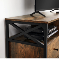 Тумба под телевизор Leobert Kamila в стиле Loft с 3 ящиками