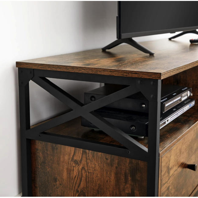 Тумба под телевизор Leobert Kamila в стиле Loft с 3 ящиками