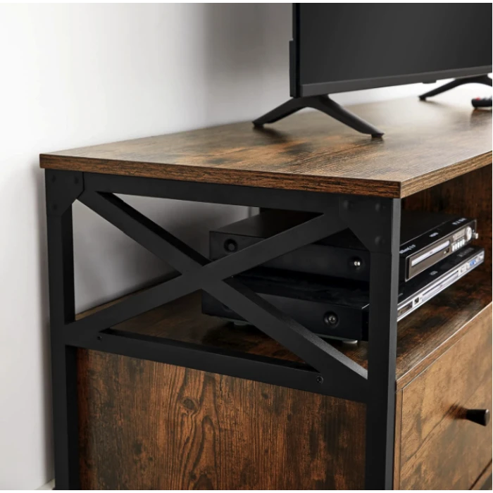 Тумба под телевизор Leobert Kamila в стиле Loft с 3 ящиками