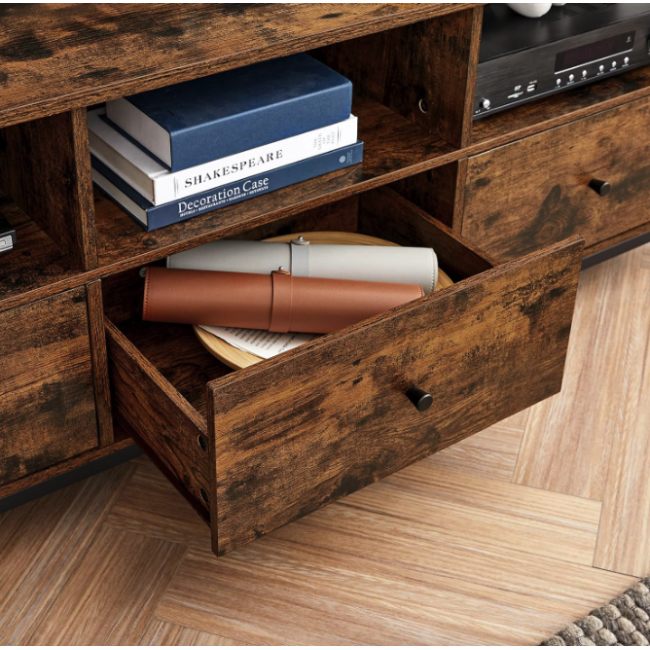 Тумба под телевизор Leobert Kamila в стиле Loft с 3 ящиками