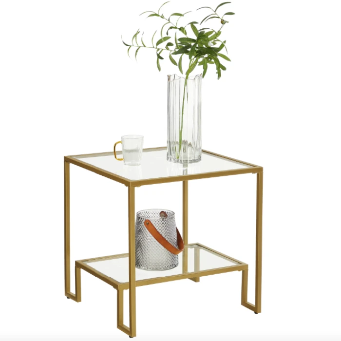 Журнальний столик Leobert Santorini в стилі Loft золотистий