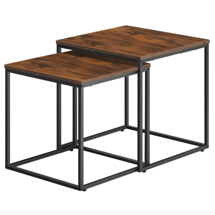 Комплект журнальних столиків Leobert Nika квадратні коричневий