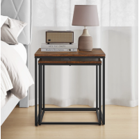 Комплект журнальних столиків Leobert Nika квадратні коричневий