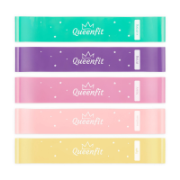 Набір резинок для фітнесу Queenfit 0,5-30кг Q-66435