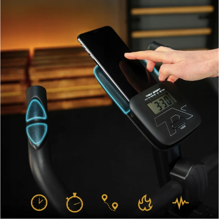 Велотренажер Trex Sport TX-350MB RIZE магнітний сірий