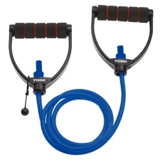 Эспандер трубчатый с ручками York Heavy, синий