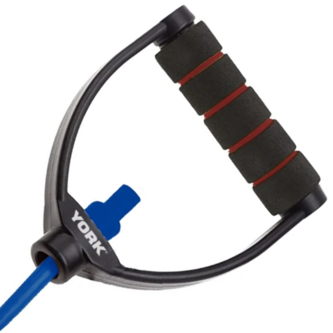 Эспандер трубчатый с ручками York Heavy, синий