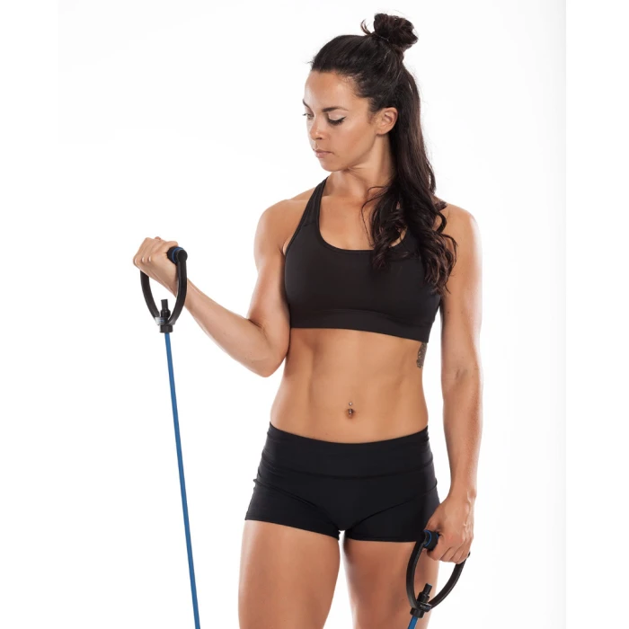 Эспандер трубчатый с ручками York Heavy, синий