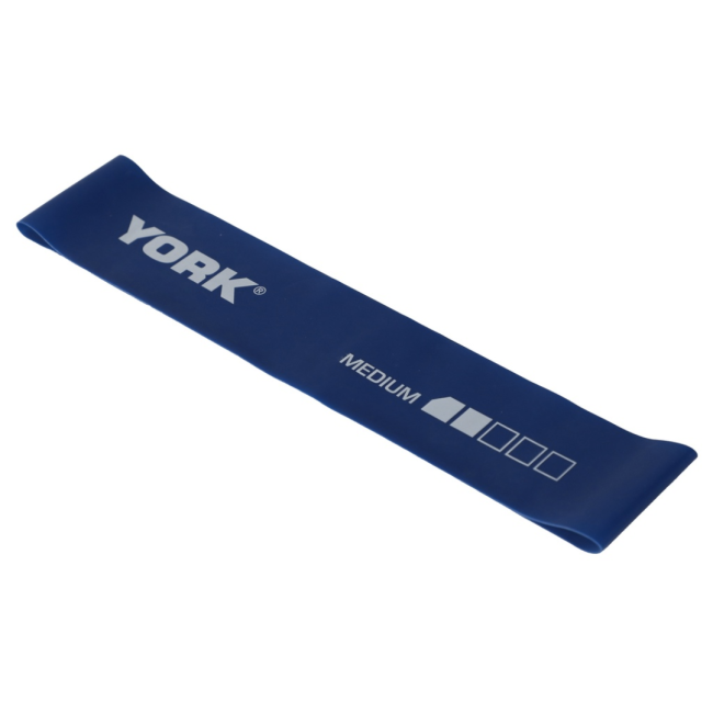 Резинка для фитнеса York Medium, синий