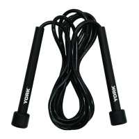 Скакалка York Fitness PVC Premium з пластиковими ручками