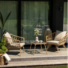 Комплект садовой мебели Di Volio Savona бежевый/кремовый