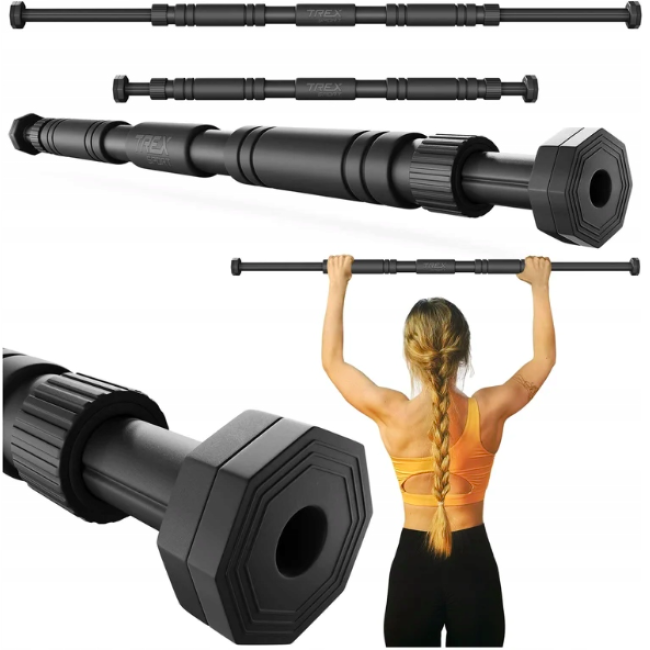 Турнік регульований Trex Sport TX-010PB 60-100см чорний