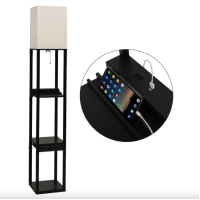 Напольная лампа Costway Alampia торшер с ящиком