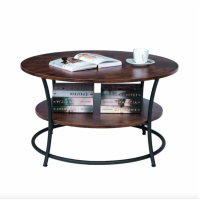 Журнальний столик Leobert Vasagle 80 x 80 x 45см в стилі Loft