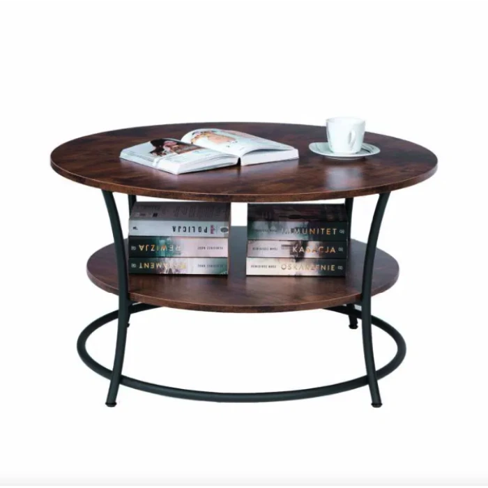 Журнальний столик Leobert Vasagle 80 x 80 x 45см в стилі Loft