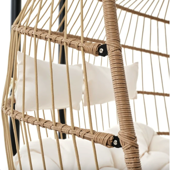 Підвісне крісло-кокон Di Volio Rona двомісне бежевий