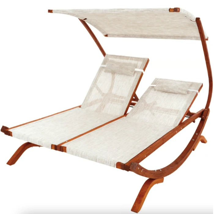 Садовый шезлонг Di Volio Pionza двухместный бежевый