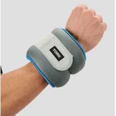 Утяжелители York Fitness Soft для рук и ног 2х2кг серый