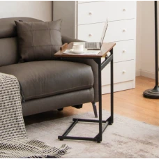 Журнальный столик Costway Allegro с регулируемой столешницей в стиле Loft