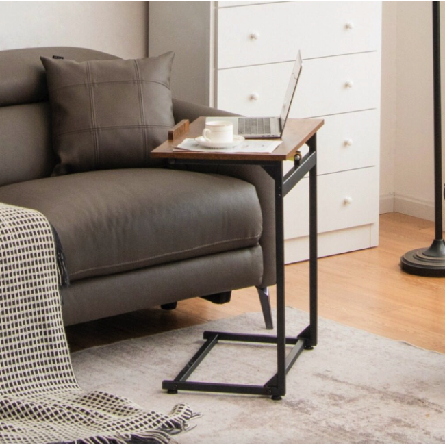 Журнальный столик Costway Allegro с регулируемой столешницей в стиле Loft