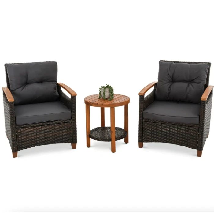 Комплект садовой мебели Di Volio Arde коричневый/графитовый