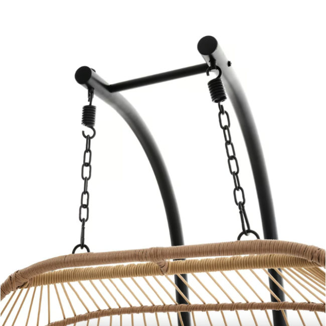 Підвісне крісло-кокон Di Volio Rona двомісне бежевий