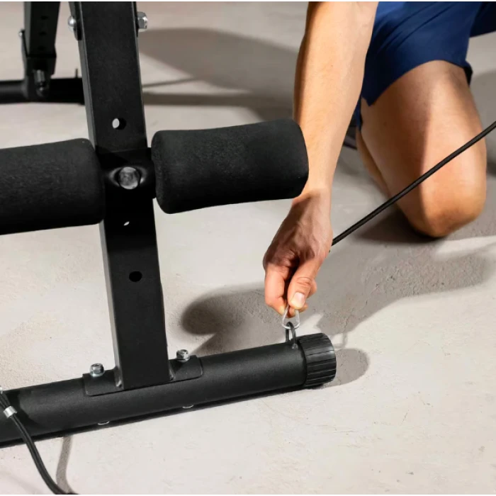 Скамейка тренировочная Hop-Sport HS-1030 с фиксатором для ног