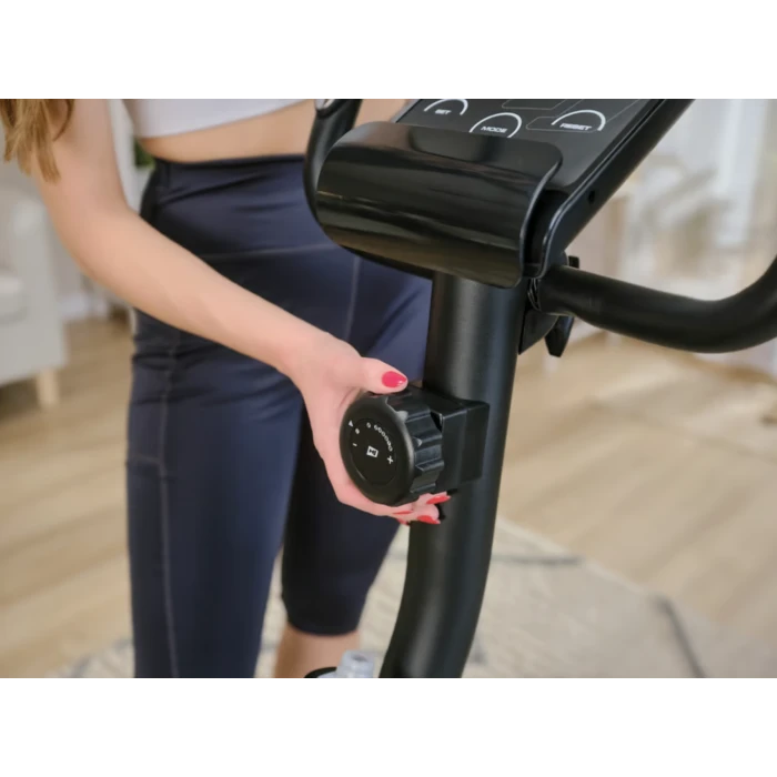 Велотренажер Hop-Sport HS-2080 Spark черно-золотистый (2020)