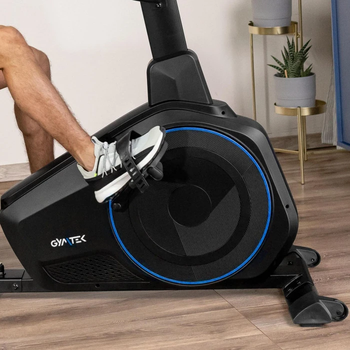Горизонтальний велотренажер Gymtek XBR6000 електромагнітний синій