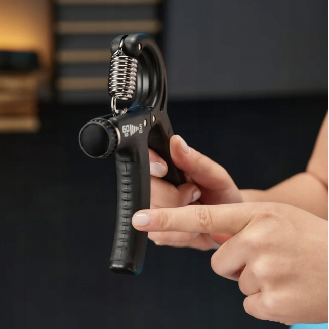 Набір еспандерів регульованих 5-60кг Trex Sport TX-002HGB чорно-сірий