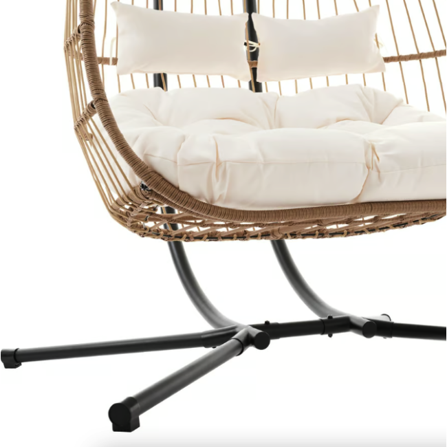 Підвісне крісло-кокон Di Volio Rona двомісне бежевий