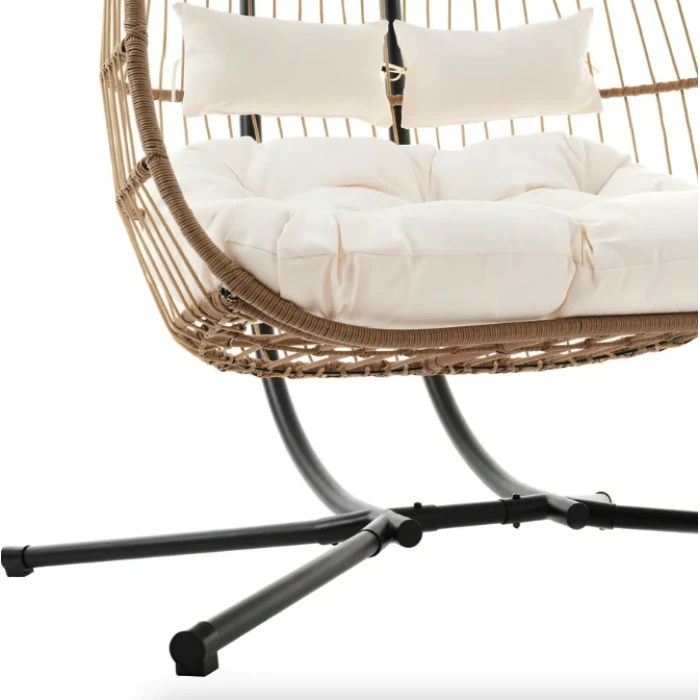 Підвісне крісло-кокон Di Volio Rona двомісне бежевий