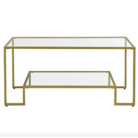 Журнальный столик Leobert Madison в стиле Loft золотистый