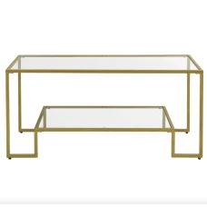 Журнальный столик Leobert Madison в стиле Loft золотистый