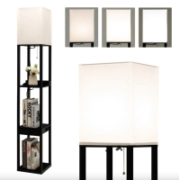 Напольная лампа Costway Alampia торшер с ящиком