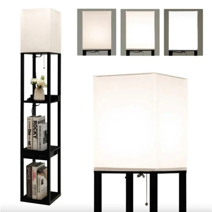 Напольная лампа Costway Alampia торшер с ящиком