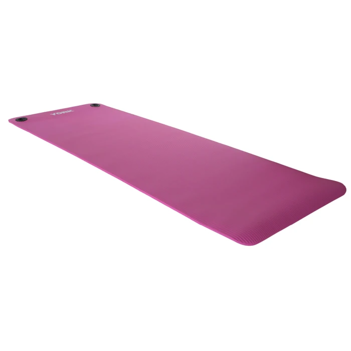 Мат для фитнеса с отверстиями York Fitness NBR 1см розовый