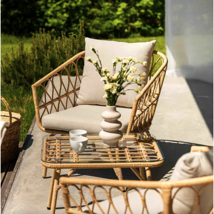 Комплект садових меблів Di Volio Savona бежевий/кремовий