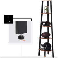 Этажерка Leobert Wooden New угловая в стиле Loft