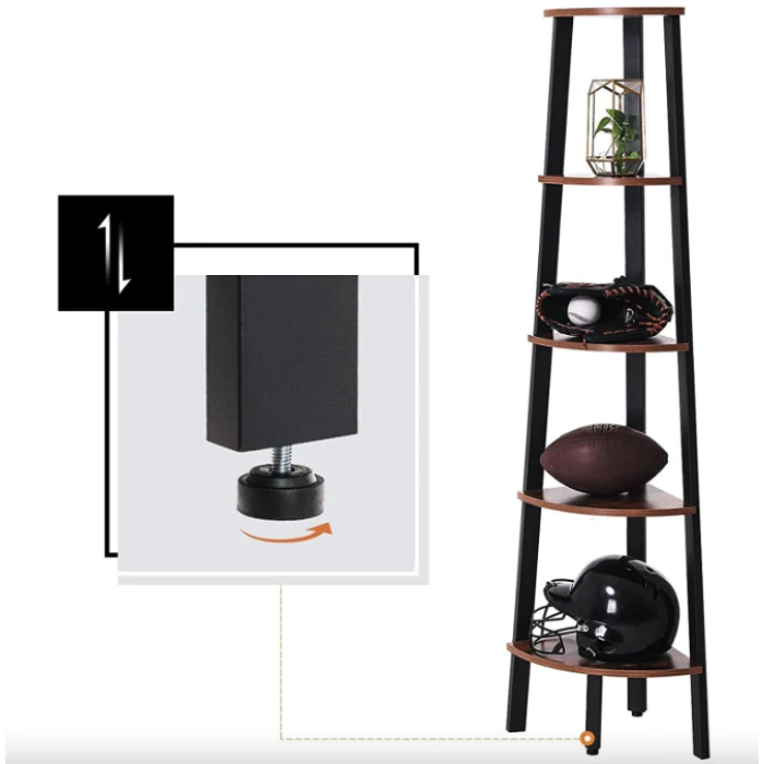 Этажерка Leobert Wooden New угловая в стиле Loft