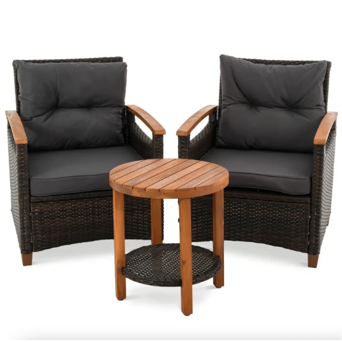 Комплект садовой мебели Di Volio Arde коричневый/графитовый