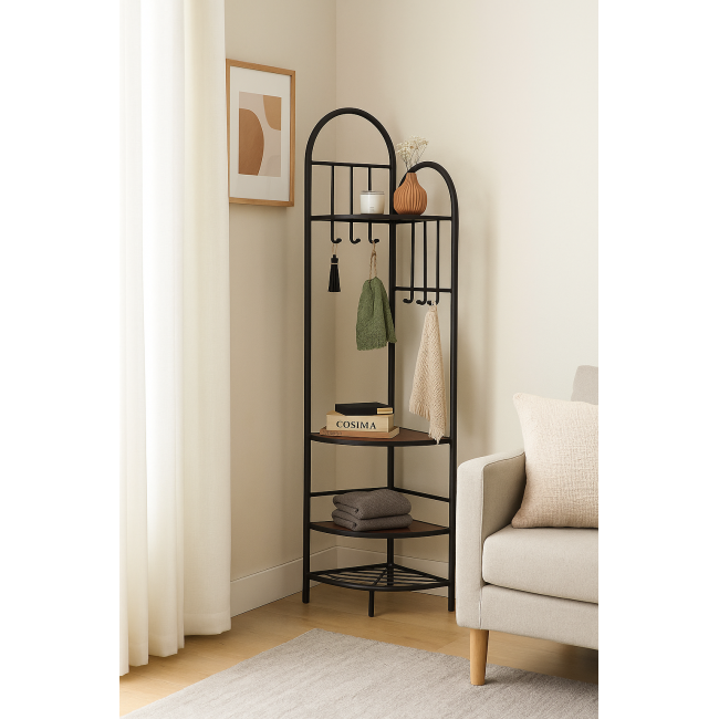 Вешалка для одежды Costway Richi угловая в стиле Loft