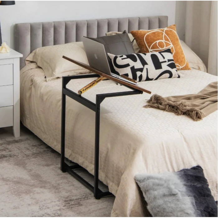 Журнальный столик Costway Allegro с регулируемой столешницей в стиле Loft