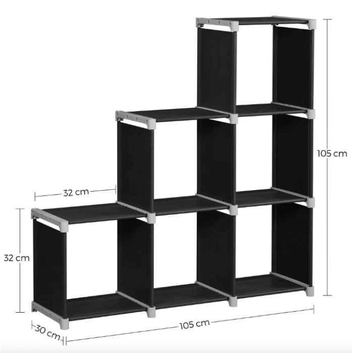 Модульний стелаж піраміда Leobert Oskar 6 відділень