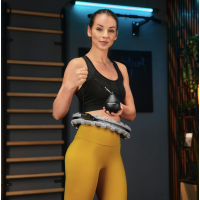 Хулахуп Trex Sport TX-020CHH масажний з обважнювачем та лічильником сірий