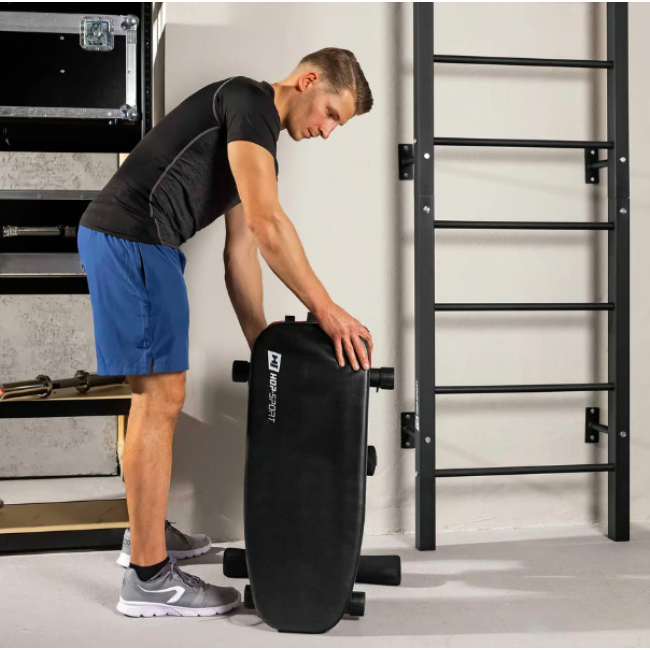 Лавка тренувальна Hop-Sport HS-1030 із фіксатором для ніг