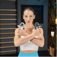 Набір еспандерів регульованих 5-60кг Trex Sport TX-002HGB чорно-сірий