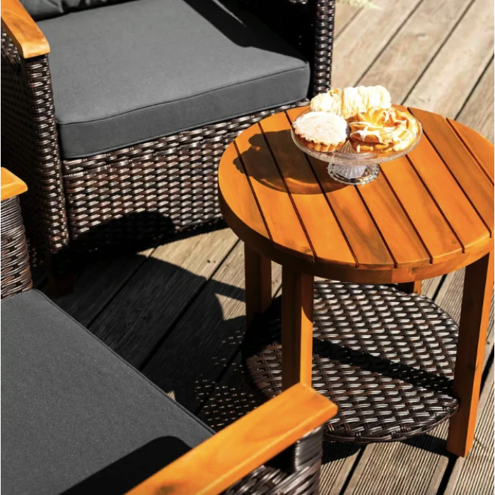 Комплект садовой мебели Di Volio Arde коричневый/графитовый