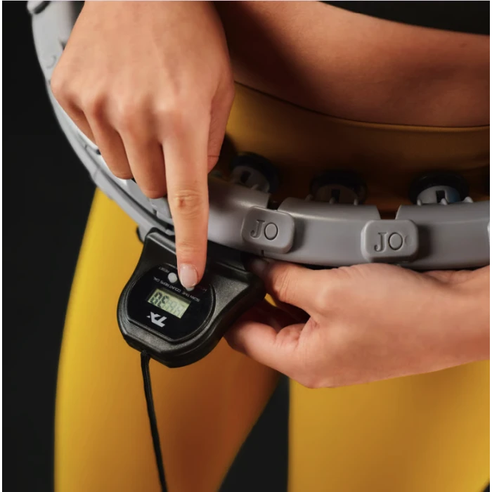 Хулахуп Trex Sport TX-020CHH масажний з обважнювачем та лічильником сірий