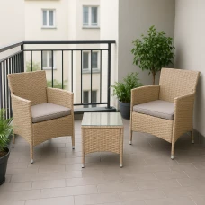 Садовая мебель Di Volio Siena бежевая/светло-серая